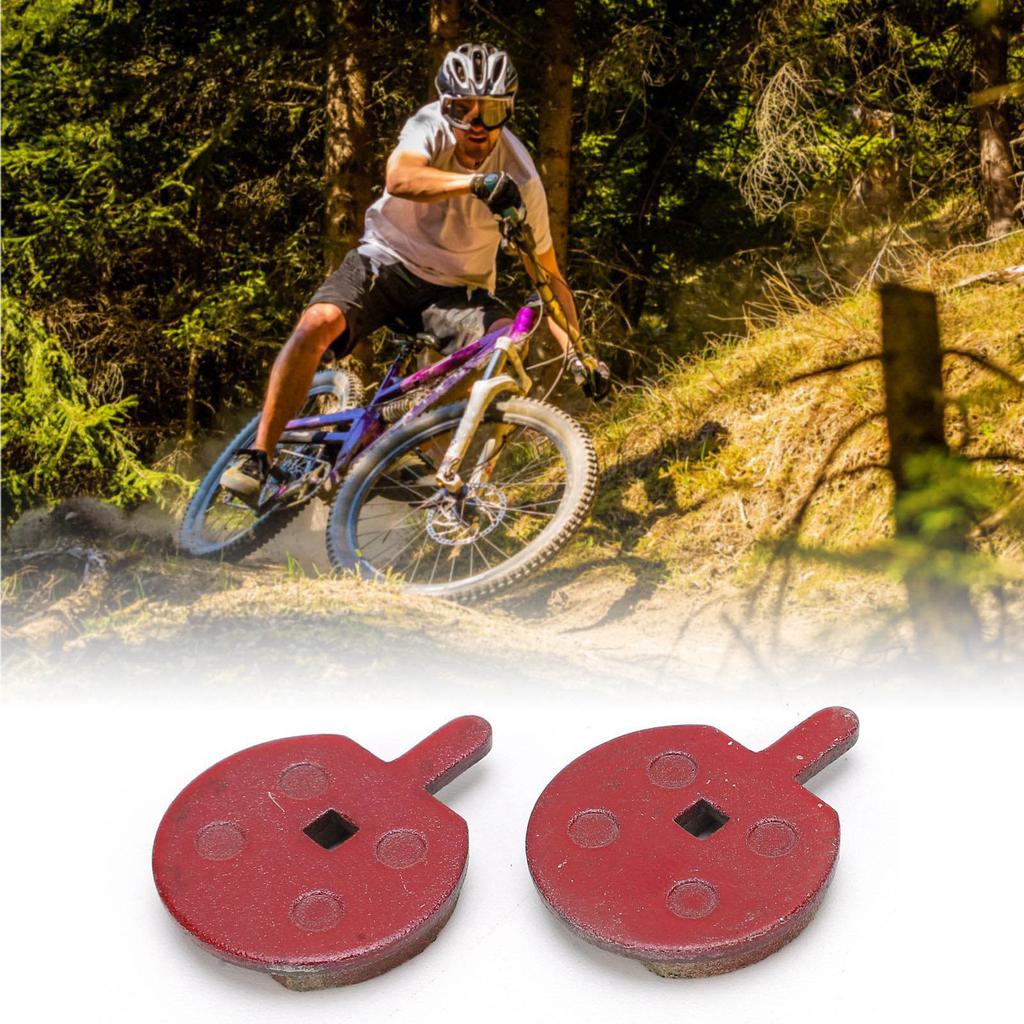 Brzdové destičky odolné proti opotřebení z pryskyřice, polokovové, náhradní brzdy pro horská kola s elektrickým pohonem