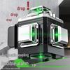 12-Line Green Laser Level with Automatic Leveling for Walls and Floors