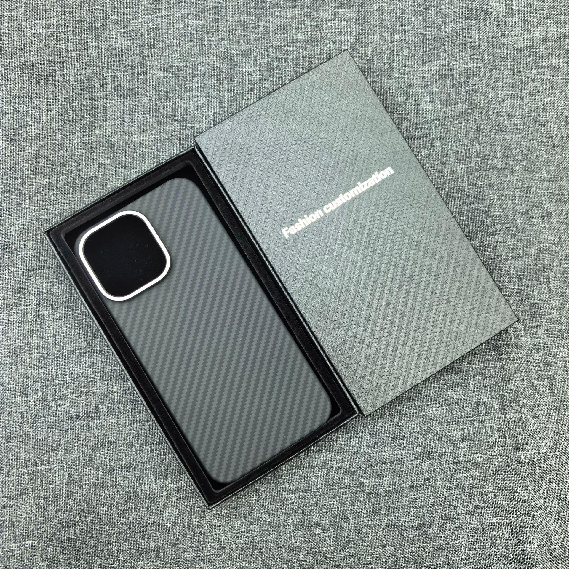 Apple iPhone 15 Pro Max Kevlar Magnetic Carbon Fiber Case - Lightweight, Thin, Protective Cover Apple 15promax