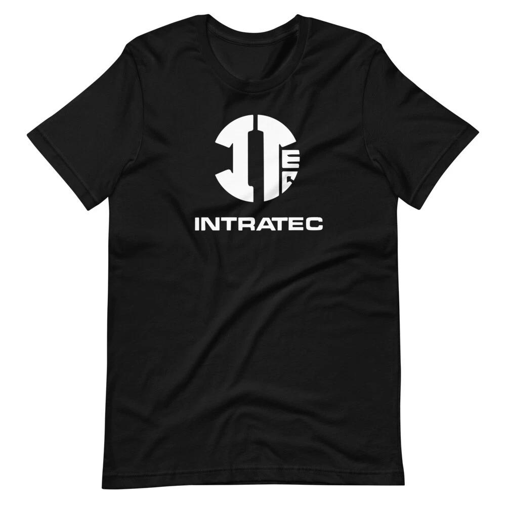 

INTRATEC Logo Black Graphic Tee Shirt Unisex 100% Cotton T-shirt Mens Tees Top L