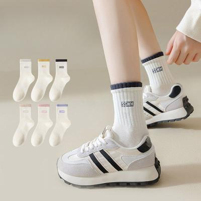 Damen Frühling und Herbst Mode Neue Sport Deodorant Socken
