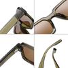 Luxury Square Polarized Sunglasses Men Driving Blue Mirror Lens Classic Unisex Sun Glasses 2025 Trends Women Driver Goggles