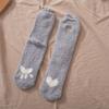 Coral Fleece Socks for Women Autumn and Winter Mid Calf Socks Fleece Lined Thickened Floor Socks Home Sleep Socks Warm Winter Postpartum Socks