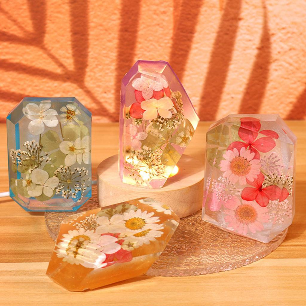 Gem Stone Resin Mold Epoxy Crystal Mold for DIY Craft Soap Jewelry Candle Making