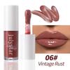 7 Color Mirror Brown Liquid Lipstick Waterproof Lasting Moisturizing Water Light Lip Gloss Non Stick Cup Lip Oil Makeup Cosmetic