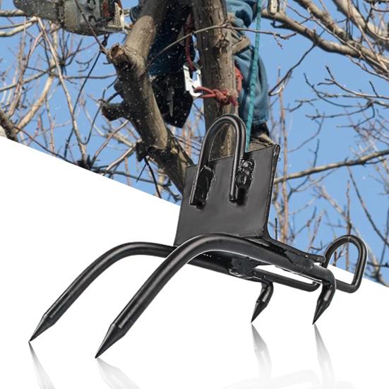 2Pcs Climbing Spikes Strong Bearing Capacity Not-Deformed Fine Workmanship Helpful Durable Climbing Tree Shoes for Hunt Observation