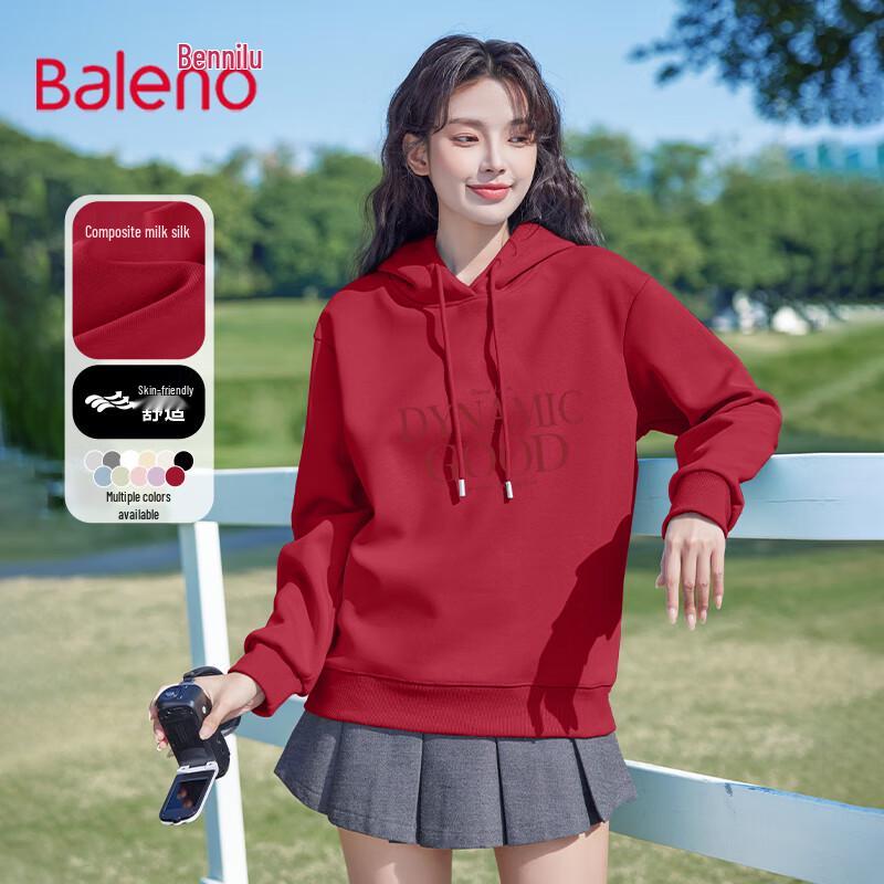 Baleno Women's Milk Silk Hooded Sweatshirt