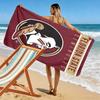 Florida State Seminoles Print Beach Towel, Large Soft Quick Dry Towel for Beach Camping Swimming