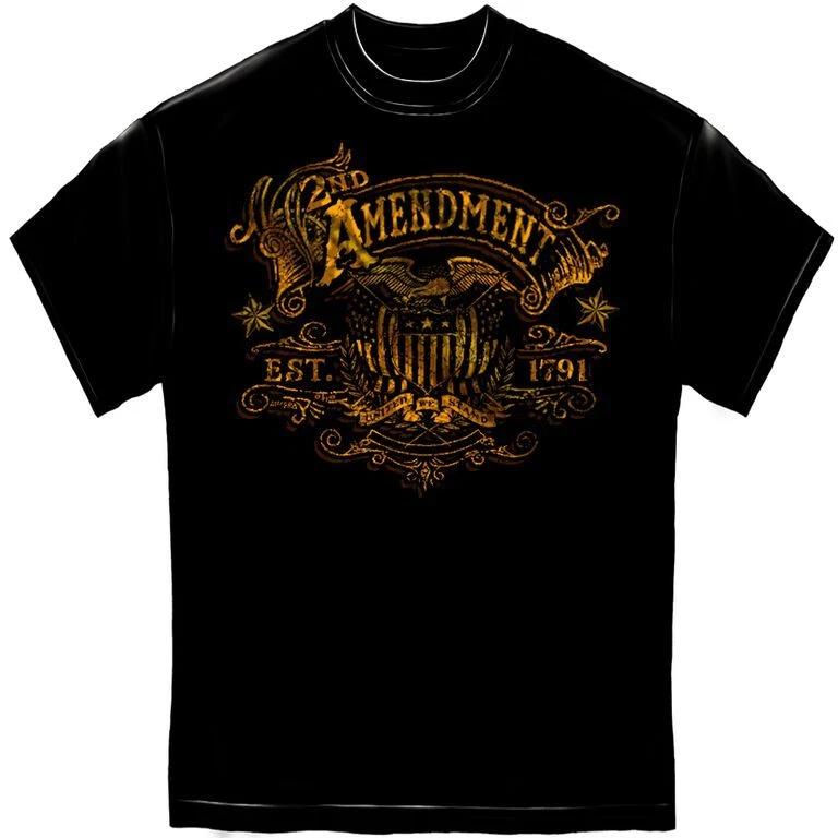 New UNITED WE STAND 2ND AMENDMENT T Shirt - NRA Shirt- S