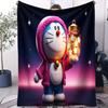 Coperta Copriletto Piccola in Peluche Doraemon Anime Giapponese Coperta da Divano Lancia Coperta Calda Novità per Tutte le Stagioni Regalo per Bambini Casa