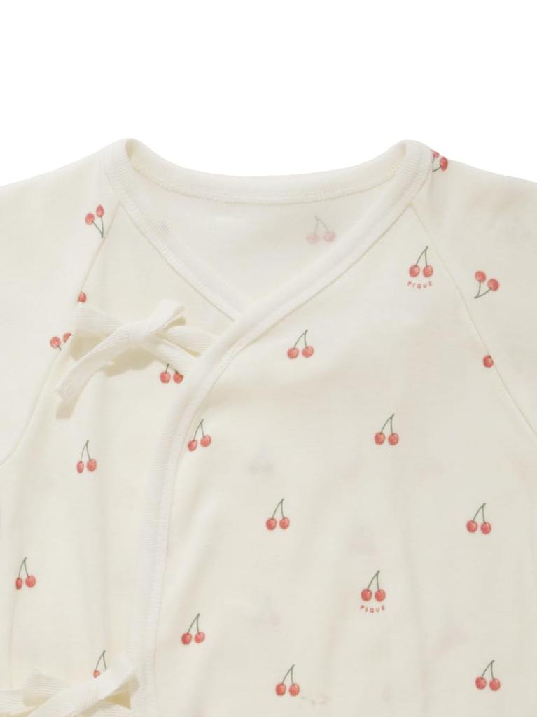 gelato pique Newborn Fruit Print Combination 50 Undershirt, PBCO252434, Baby, RED,