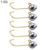 1 Set Fish Head Fishhooks Soft Bait Lure Barb Outdoor Fishing Tackle Accessories