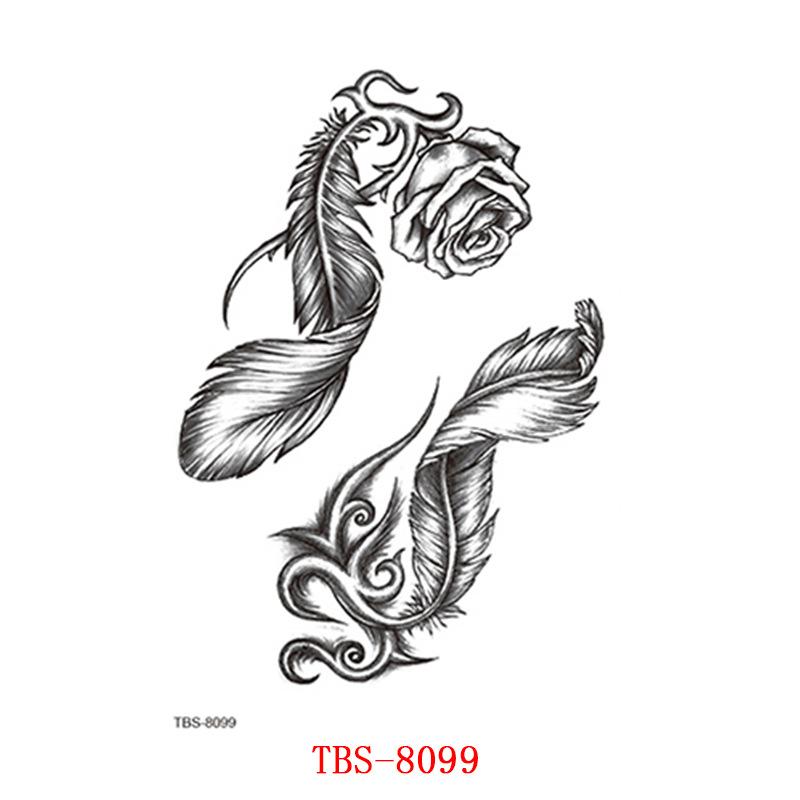 Waterproof Tattoo Sticker, Small Flower Arm, Totem, Semi-Permanent Tattoo Sticker Tattoo