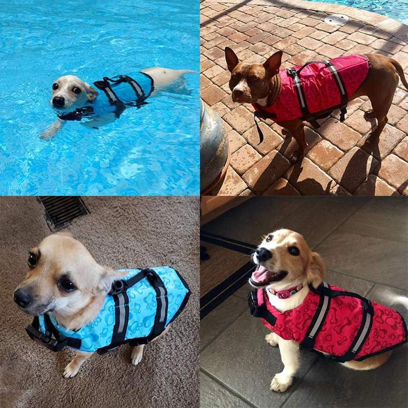 Pet Life Jacket Dog Swimming Vest Small Dogs Buoyancy Coat Summer Pet Supplies Life-saving Jacket