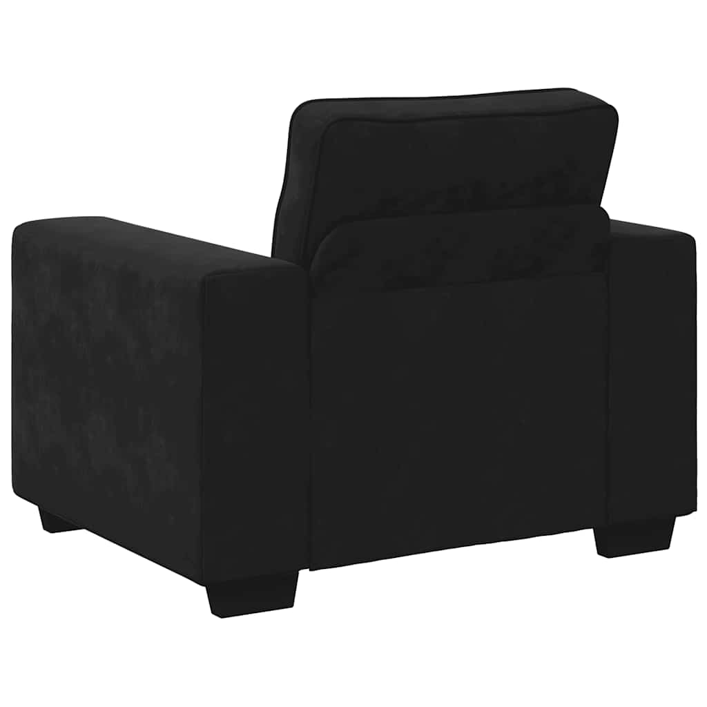 Armchair Black 100x77x82 Cm Velvet