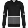 Neo M Rflct Gr Stripet Casual Rundhals Langermet Genser Menn Genser Svart BR8422