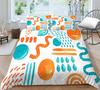 Abstract Geometric Pattern Digital Printing Quilt Cover Pillowcase Two Three Piece Set Polyester