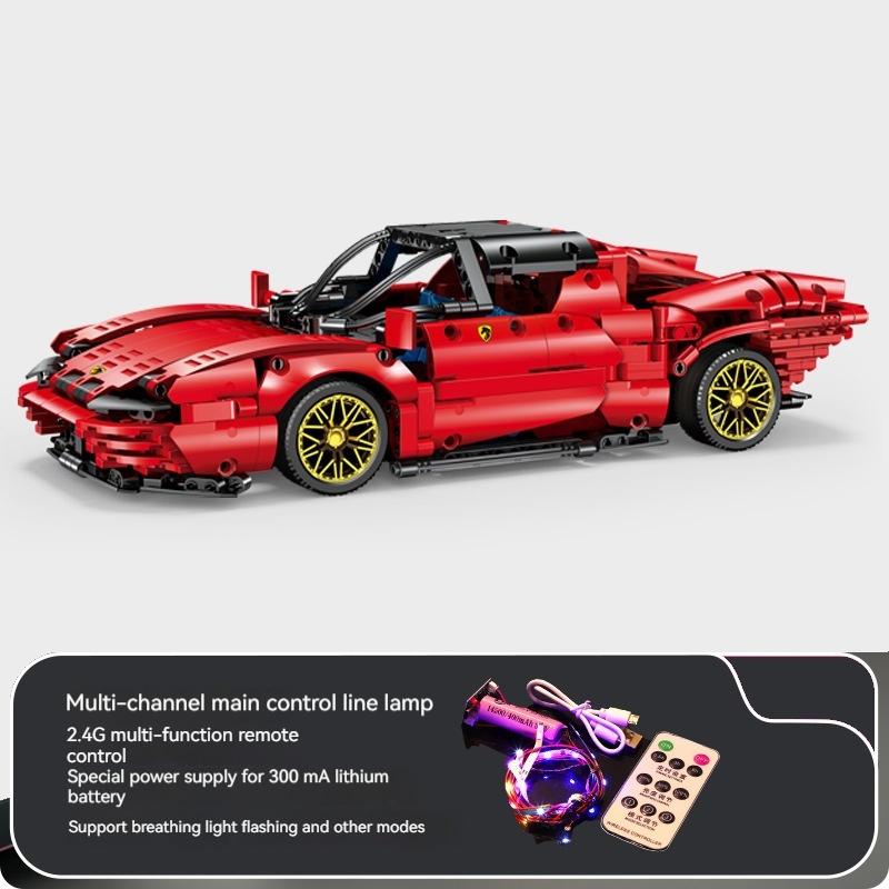 Technical Building Blocks 1400PCS Model Racing Sport Car City Mechanical Speed Vehicle Supercar Brick Puzzle Toys Kid Adult Gift