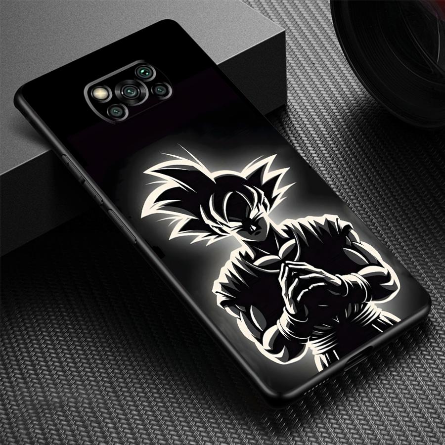 Dragon Ball Goku Vegeta Black Soft Phone Cover Case for Xiaomi Poco M5s M7 M3 M4 Pro X4 Pro C40 C50 C51 C61 X3 NFC F3 F7 X5 C75