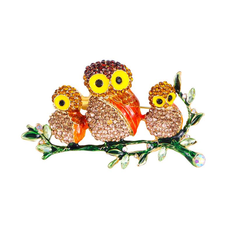 Full Owl Accessories Animal Bird Women's Accessories Brooch