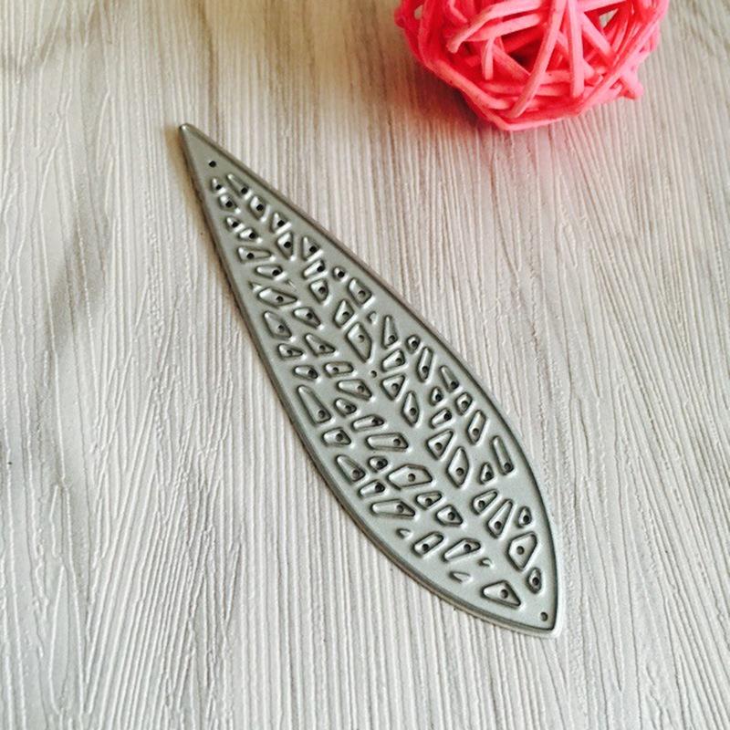 Металлические вырубки-штампы  Листья деревьев  для DIY Скрапбукинга Альбома Бумажной Карты Тиснения