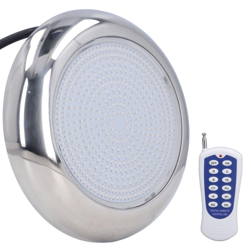 35W 468LED Swimming Pool Lamp RGBW Remote Control Pond Light AC12V IP68 Waterproof Landscape