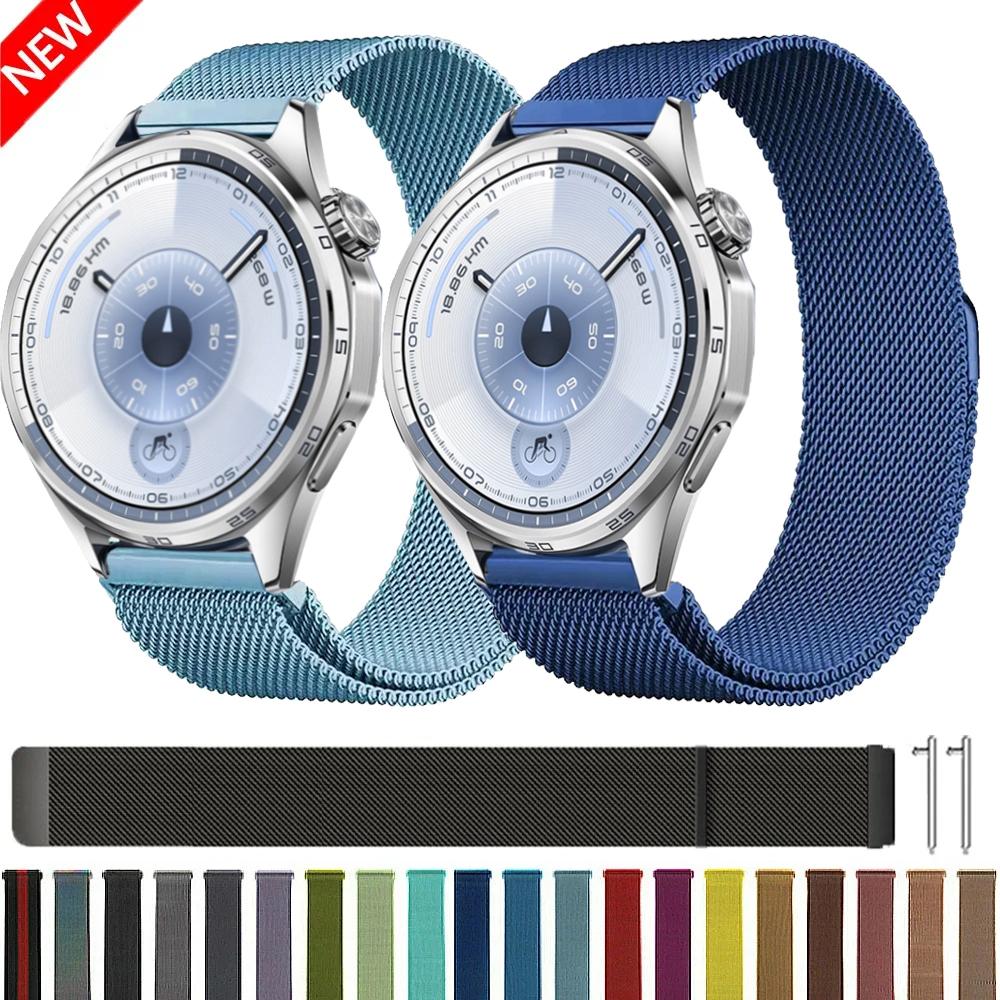 22mm 20mm Mailänder Armband für Huawei Watch GT6 5 Pro/GT6 5 4 3 46mm Magnetisches Armband für Huawei Watch 4 Pro/GT3 Pro 46 42mm Band
