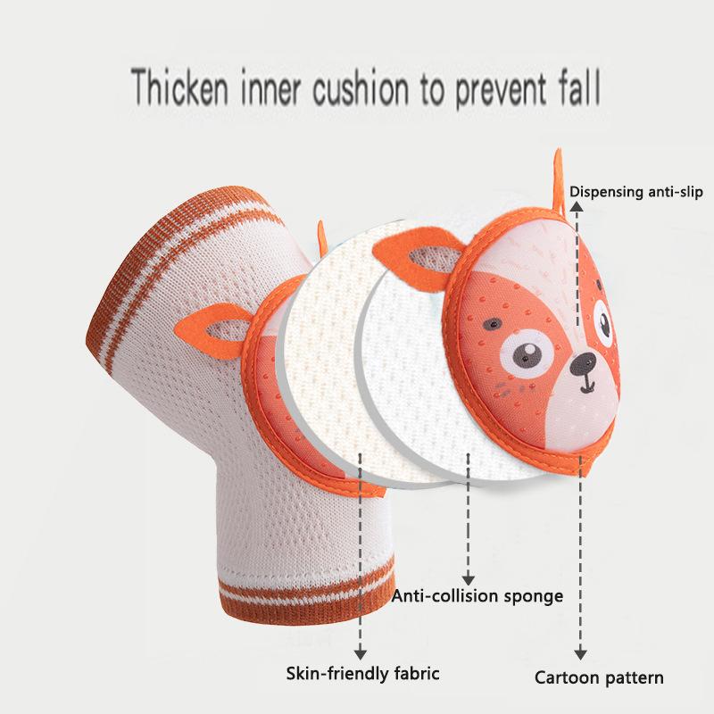 Spring And Summer Thin Baby Crawling Anti Fall Knee Pads And Protective Covers