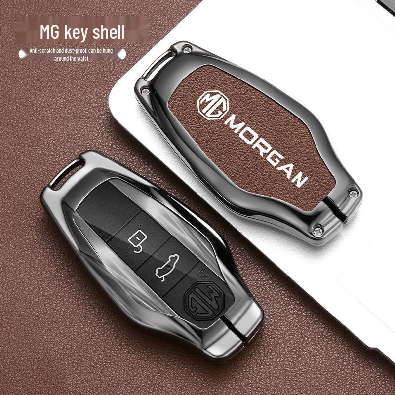 MG7 New Key Fob Cover: Metal Car Accessory with High-End Design for MG7 Remote Key (2023)