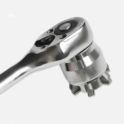 1PC 3/8 Inch Drive 10-19 Mm Adjustable Hex Universal Socket Torque Ratchet Socket Adapter Wrench Head Spanner Sleeve Repair Tool
