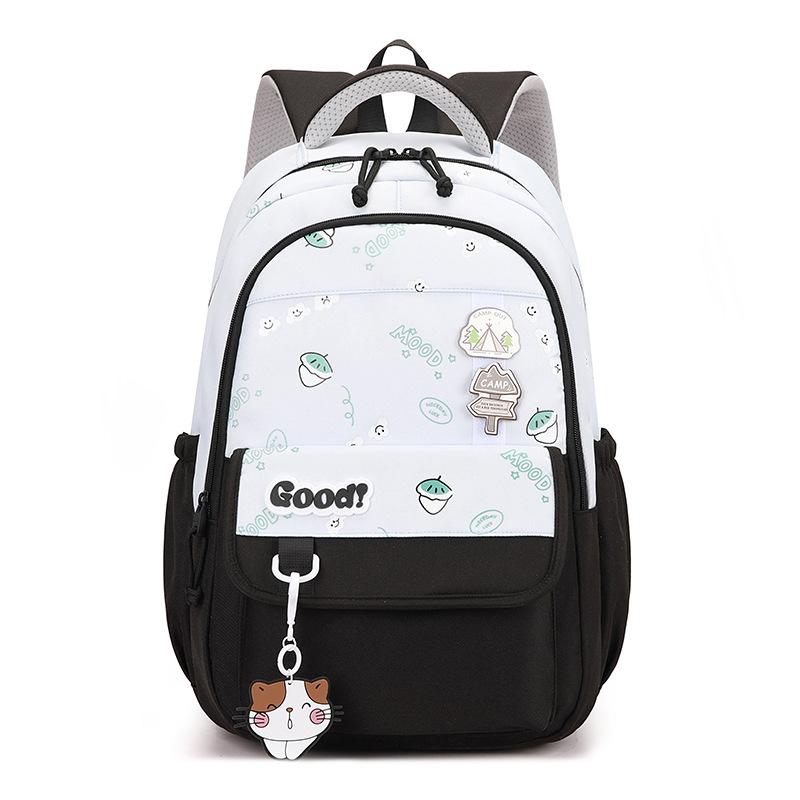 School bag for girls, new models for primary school students to reduce the burden, junior high school school bag, large-capacity backpack