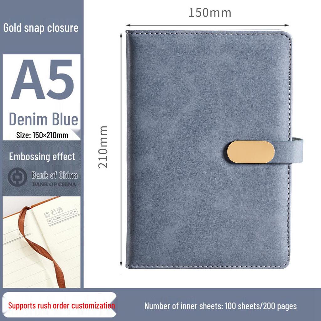Personalized Magnetic Closure B5 & A5 Notebooks with Logo Printing