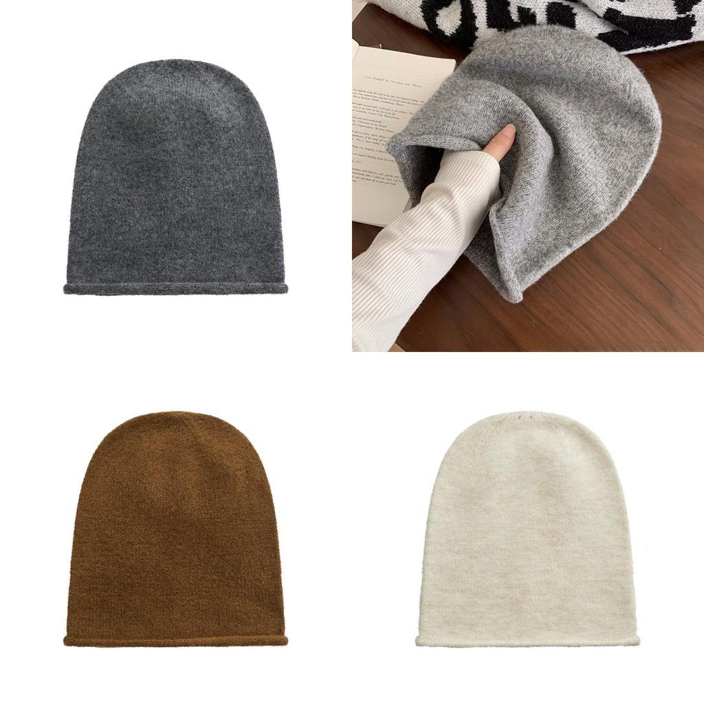 Wool Blend Beanie Hat For Women With Windproof Feature For Fall And Winter Casual Wear