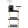 Scratching Post with Sisal Scratching Posts Dark Grey 118.5 Cm