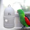 1L Pigeon Water Dispenser Practical Birds Water Feeder Birds Waterer Home Large Capacity Bird Drinker Bottle with Hanging Handle