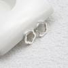 Women's Accessory Hoop Earrings Flower Shape Simple One-Touch