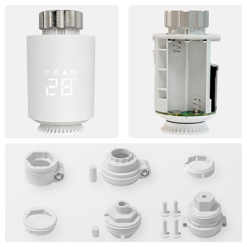 Tuya Smart ZigBee 3.0 TRV Radiator Actuator Valve Thermostatic Radiator Valve Temperature Controller Support Alexa Google Home