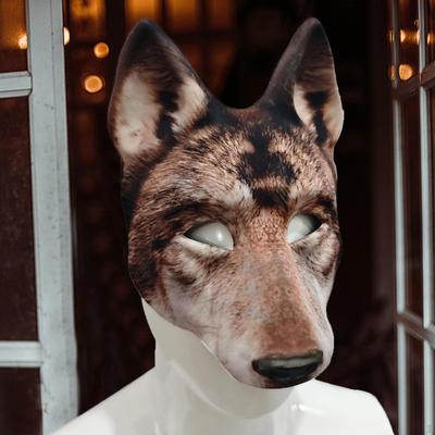 Wolf Head Mask Animal for Carnival Cosplay