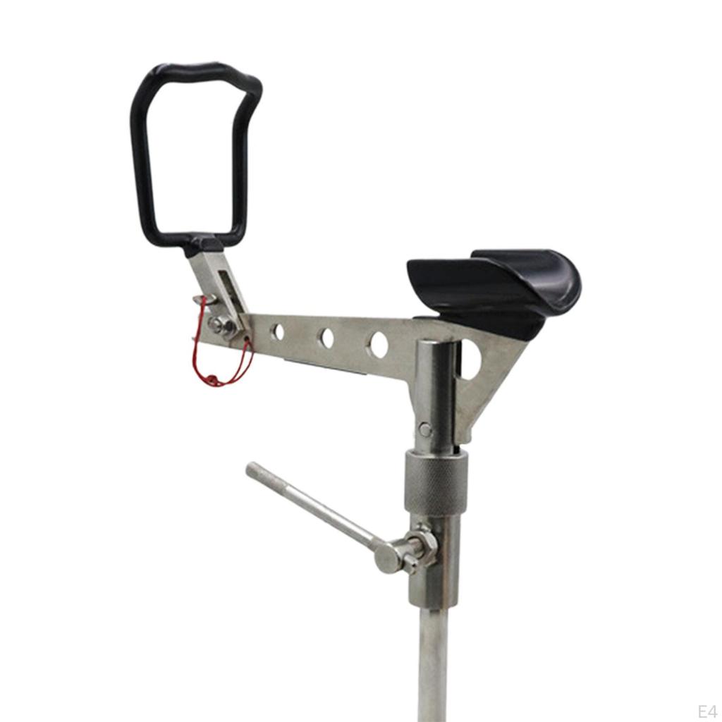 Fishing Pole Rod Stand Tackle Folding Ground Support Bracket for Bank