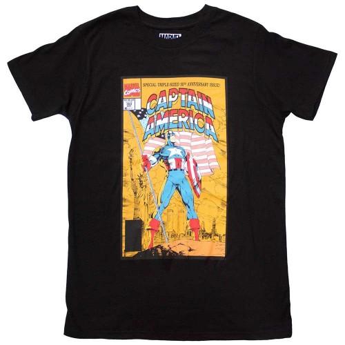 Captain America Unisex 50. Comic Cover T-skjorte for voksne