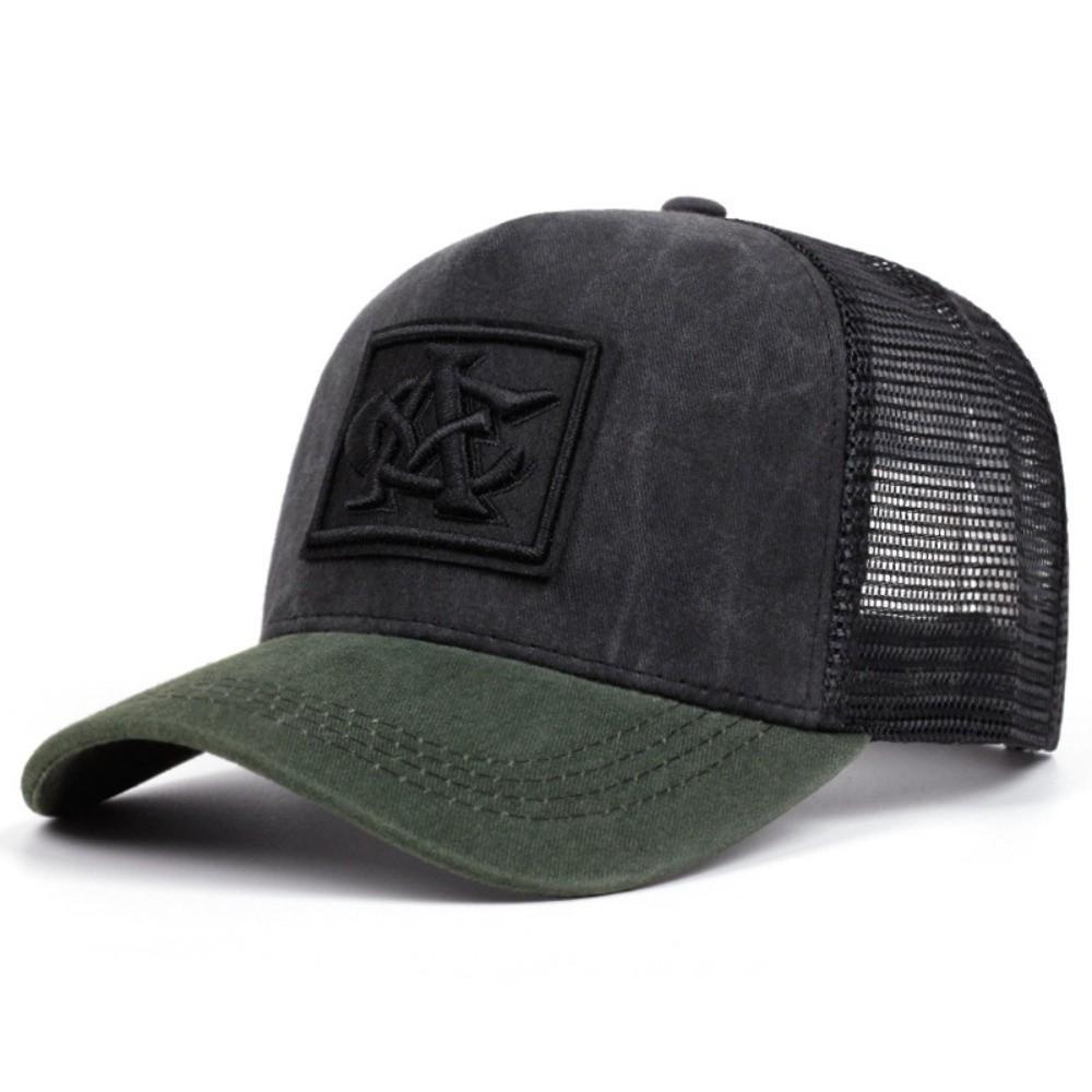 Vintage Breathable Baseball Hat Embroidered Hip Hop Hat Fashion Distressed Faded Cap Men Women