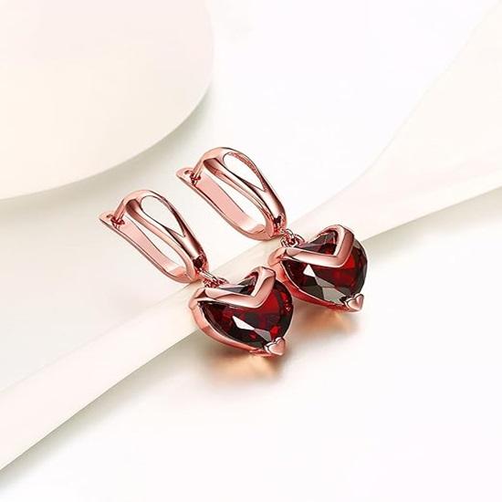 Earrings  Fashion Stone Crystal Drop Accessories Jewellery for Women Drop Earrings Anniversary Gift for Wife Valentine Gift for Girls