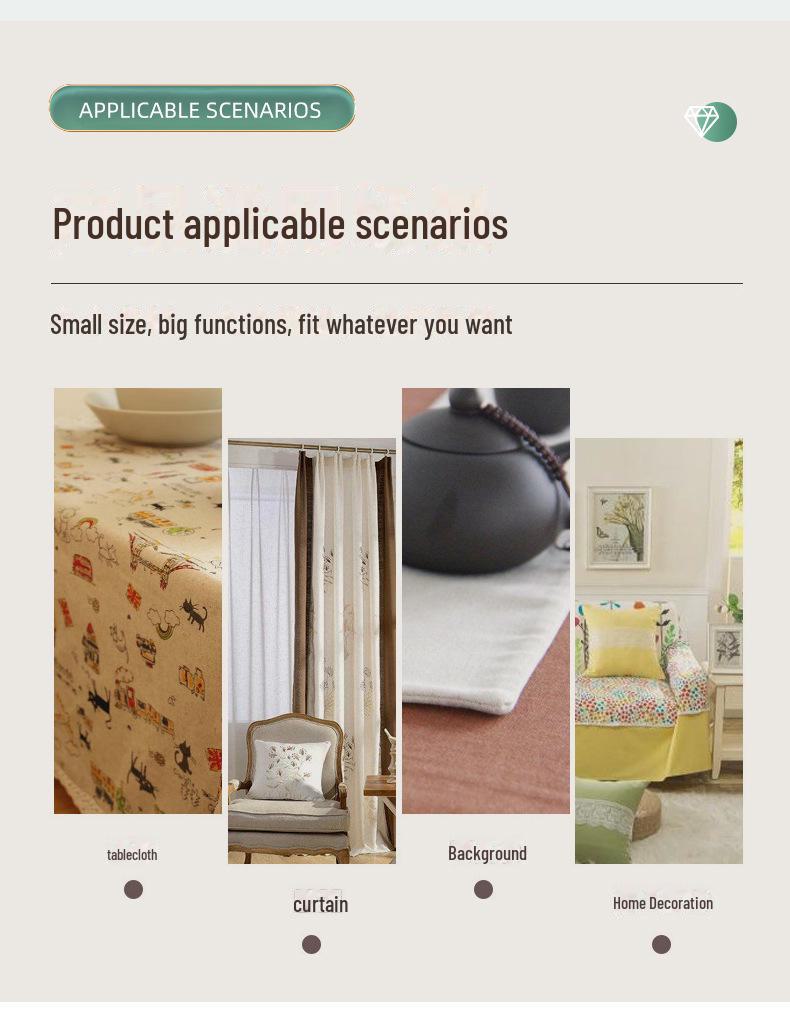 Cotton Canvas Fabric for Pillows, Bags, Shoes & Hats (72x40, Solid Color)