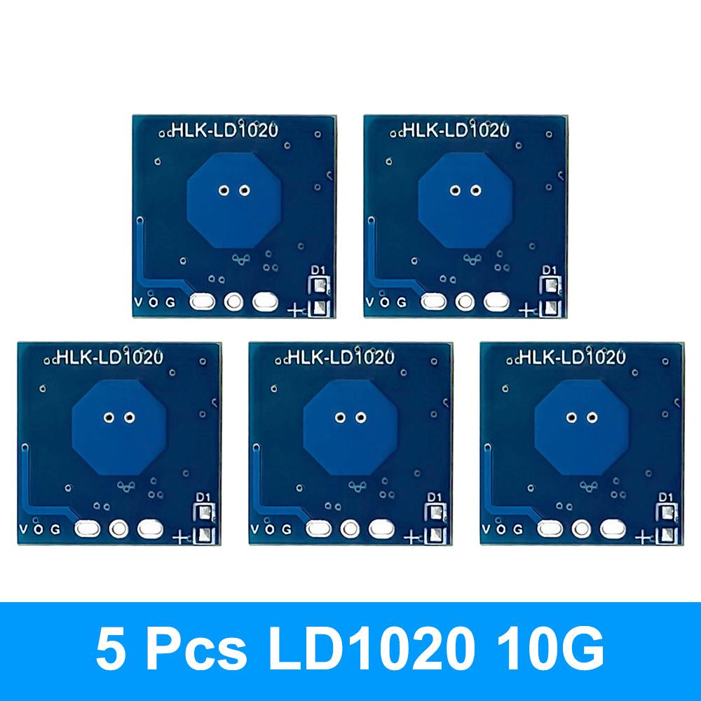 10Pcs 5Pcs 1Pcs LD1020 10G Intelligent Human Microwave Radar Sensing Module Low Power Micro Motion Intelligent Perception Sensor