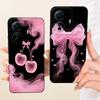 Soft Silicone Funda For Vivo S15e Vivo T1 T1Pro 5G IQOO Z6 Pro Phone Case Vintage Starry Cherry Bow Print Daisy Bumper Anti-fall