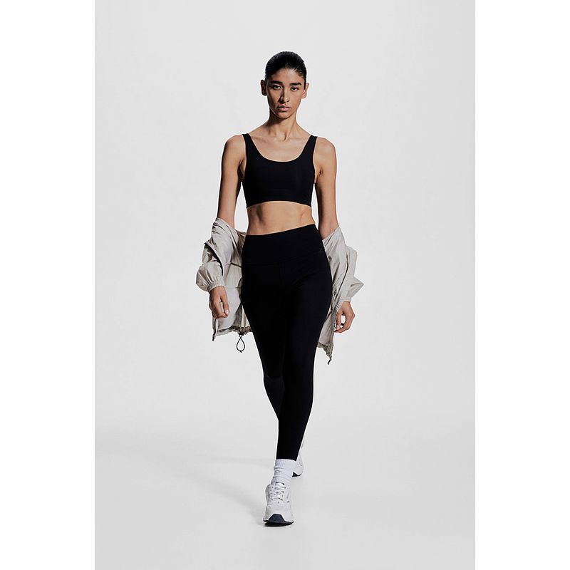 

[H & M Move Drymove™] Летний женский клетчатый спортивный бюстгальтер средней поддержки 1252576