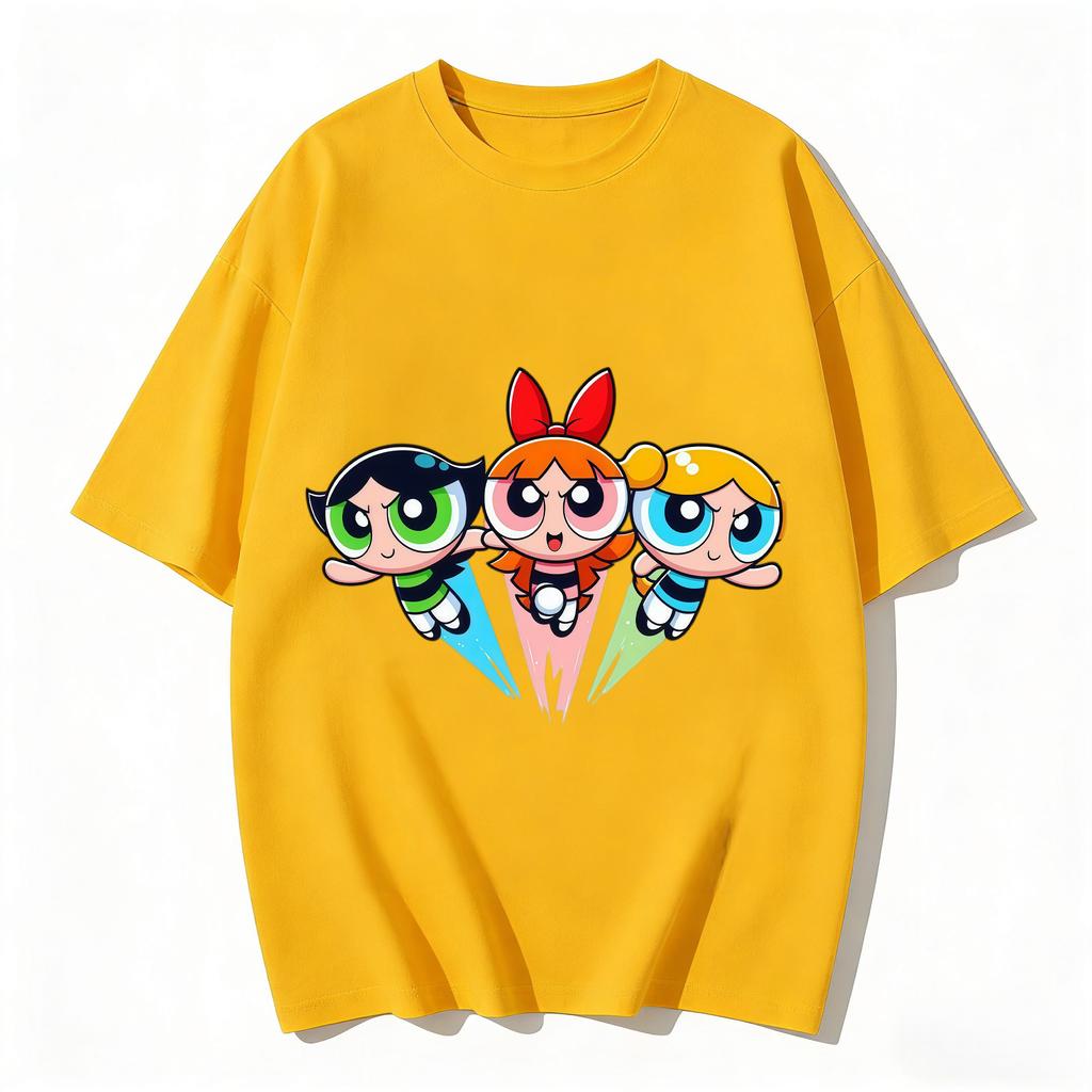 2026 Mädchen Super Kraftvolles Hemd Training Streetwear T-Shirts Damen T-Shirt Atmungsaktiv Fitnessstudio Fitness Familienpassende Outfits Sommer
