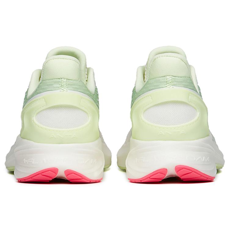 Anta Antelope Run 2 Versatile Fabric Abrasion Resistant Breathable Low Top Running Shoes Women's White Green 122225585-1
