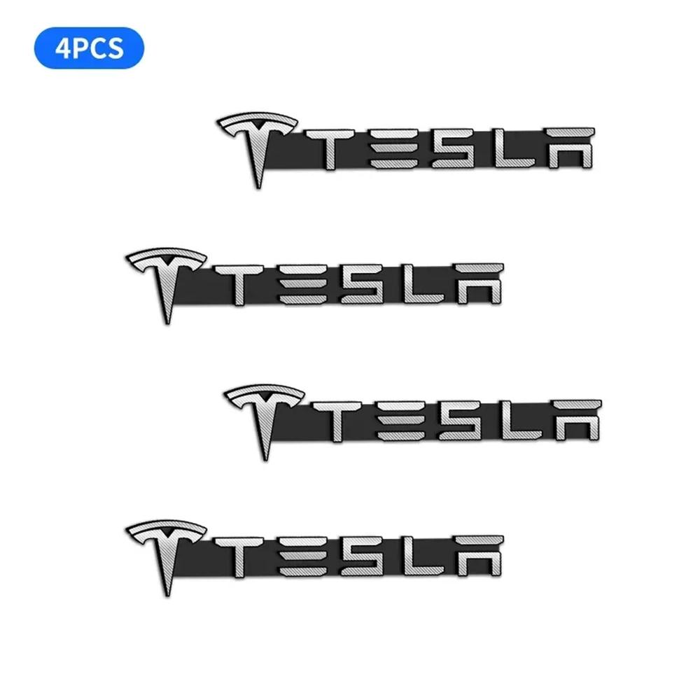 

Metallic Tesla Speaker Emblem Stickers T Logo Decals Car Audio Panel Decor for Tesla Model 3/Y/S/X Interior Accessories