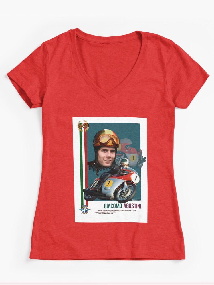 MV Agusta Mv Agusta Agostini Fitted V-Neck Unisex T-Shirt